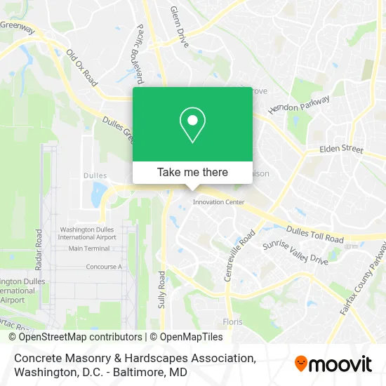Concrete Masonry & Hardscapes Association map
