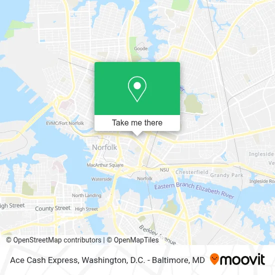 Ace Cash Express map