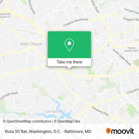 Ruta 50 Bar map