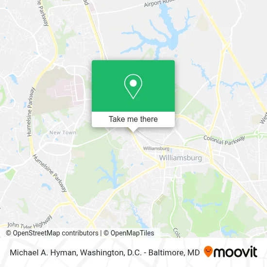 Michael A. Hyman map