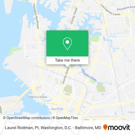 Laurel Rodman, Pt map