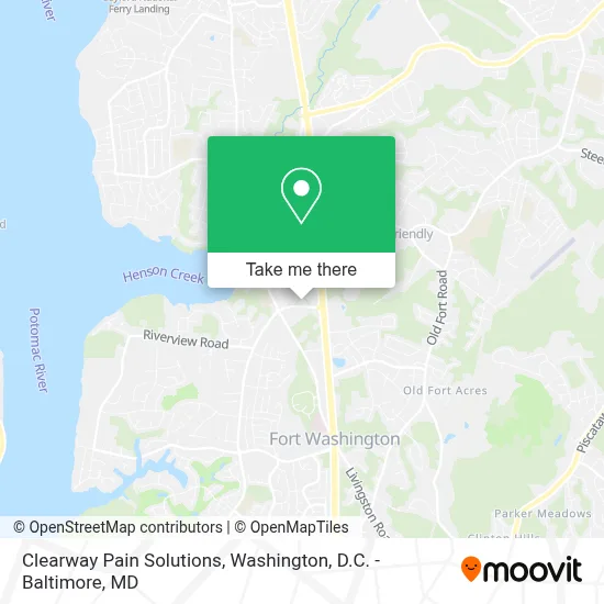 Clearway Pain Solutions map