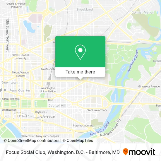 Focus Social Club map