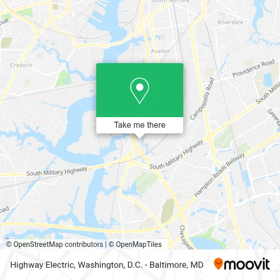 Highway Electric map