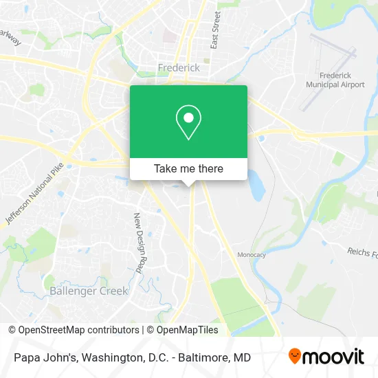 Papa John's map