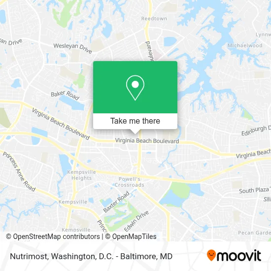 Nutrimost map