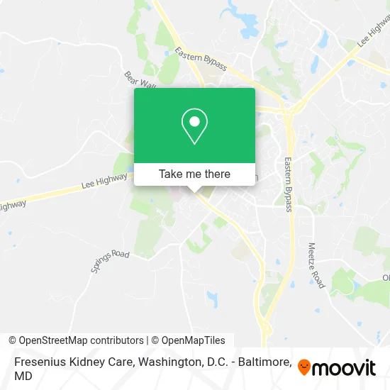 Fresenius Kidney Care map