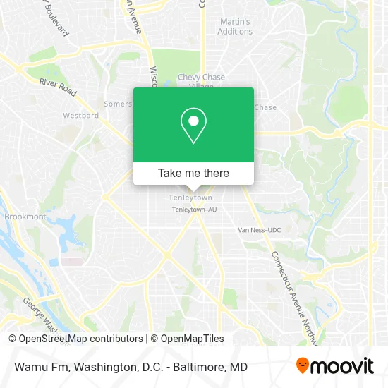 Wamu Fm map