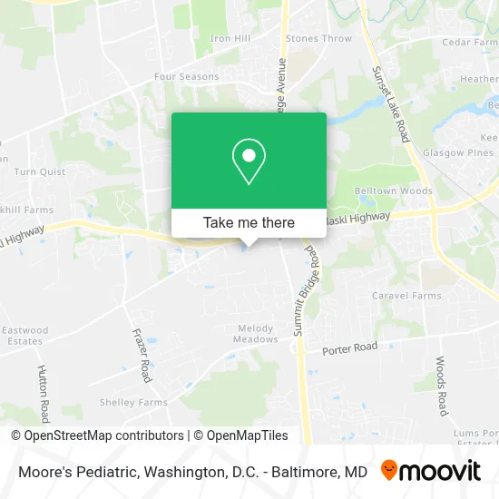 Moore's Pediatric map