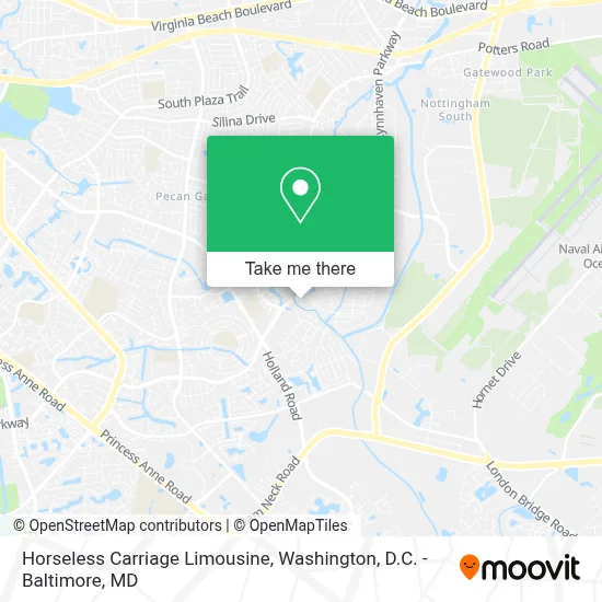 Horseless Carriage Limousine map