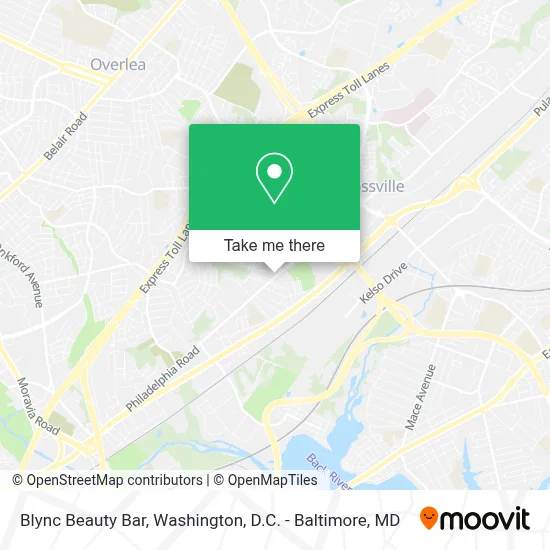 Blync Beauty Bar map