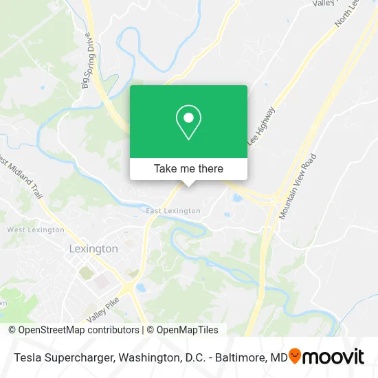 Tesla Supercharger map