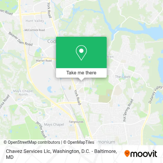 Chavez Services Llc map