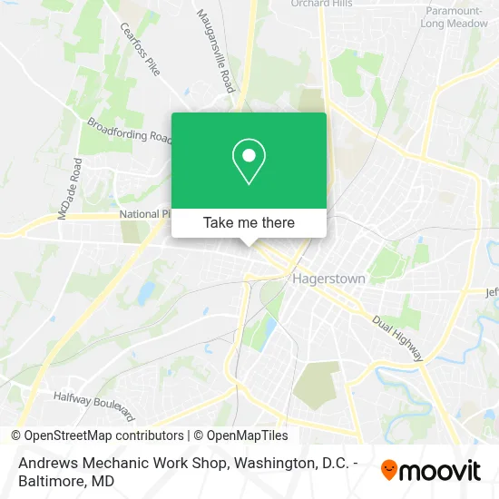 Andrews Mechanic Work Shop map