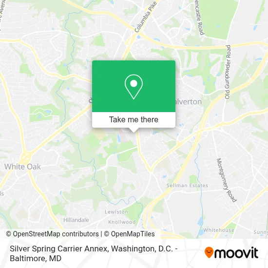 Silver Spring Carrier Annex map