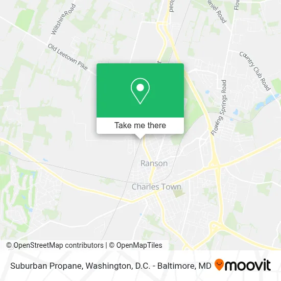 Suburban Propane map