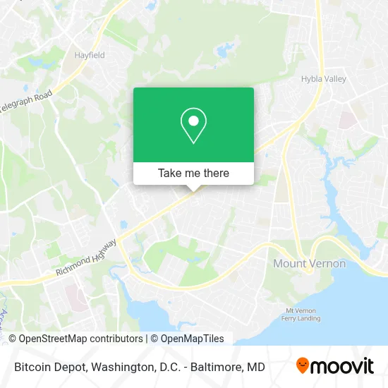 Bitcoin Depot map