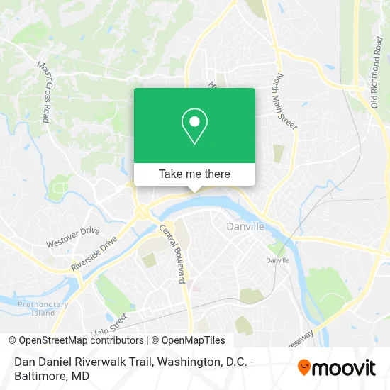Dan Daniel Riverwalk Trail map