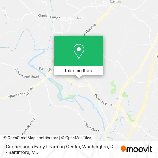 Connections Early Learning Center map
