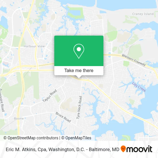 Eric M. Atkins, Cpa map