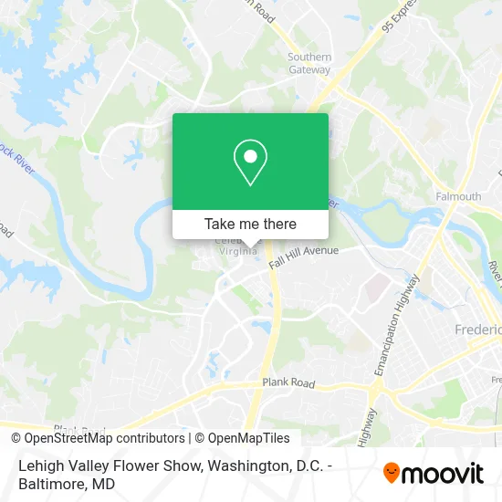 Lehigh Valley Flower Show map