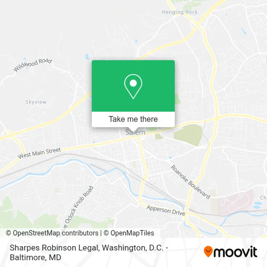 Sharpes Robinson Legal map