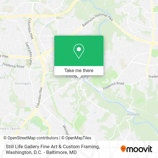 Still Life Gallery Fine Art & Custom Framing map