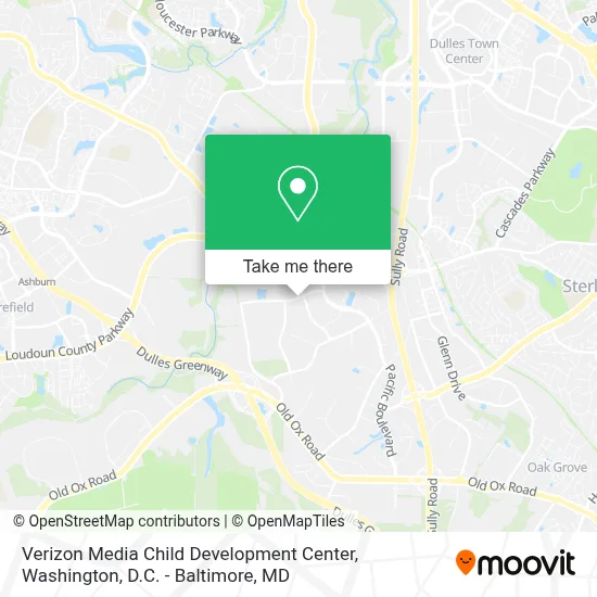 Verizon Media Child Development Center map