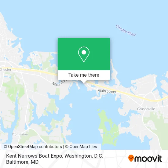 Kent Narrows Boat Expo map