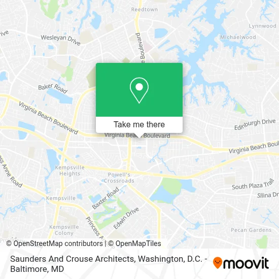Saunders And Crouse Architects map