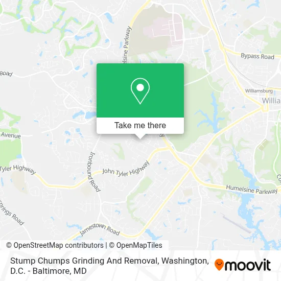 Stump Chumps Grinding And Removal map