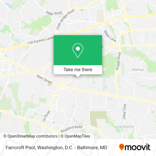 Farrcroft Pool map