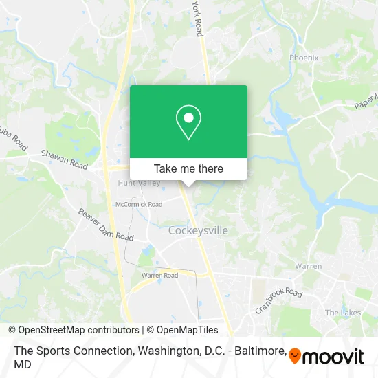 The Sports Connection map