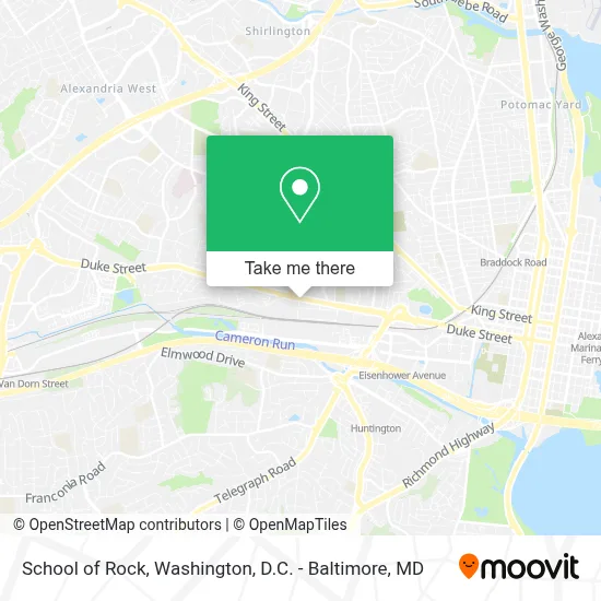 School Of Rock map