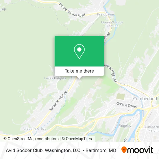Avid Soccer Club map