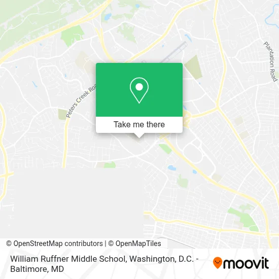 William Ruffner Middle School map
