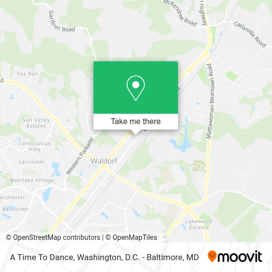 A Time To Dance map