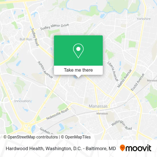 Hardwood Health map