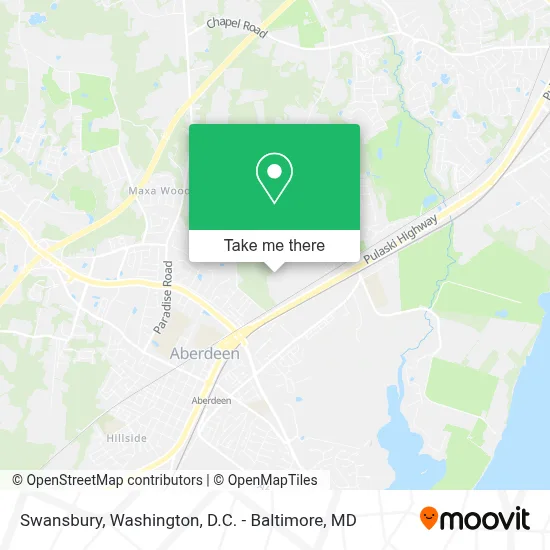 Swansbury map