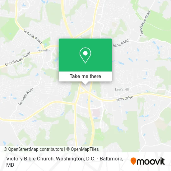 Victory Bible Church map