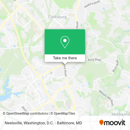 Neelsville map
