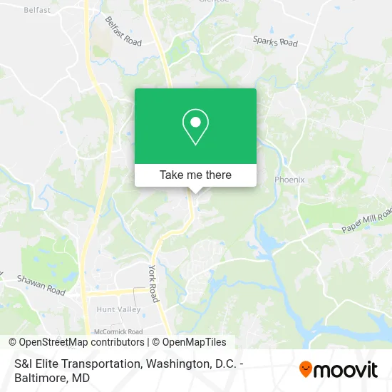 S&I Elite Transportation map