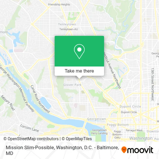 Mission Slim-Possible map