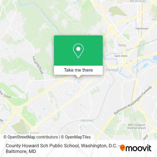 County Howard Sch Public School map
