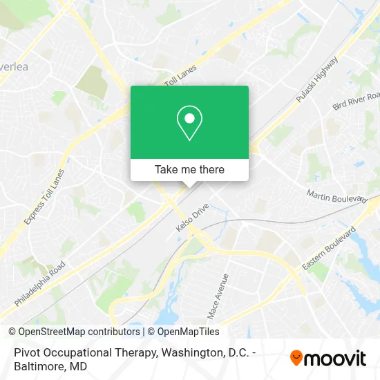 Pivot Occupational Therapy map