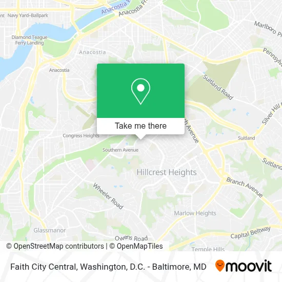 Faith City Central map