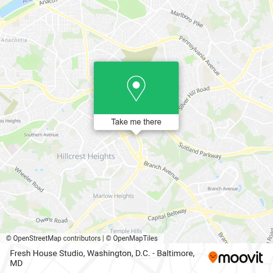 Fresh House Studio map