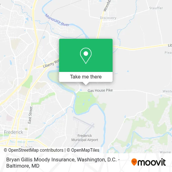 Bryan Gillis Moody Insurance map