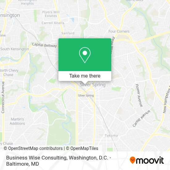 Business Wise Consulting map