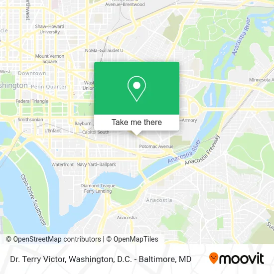 Dr. Terry Victor map